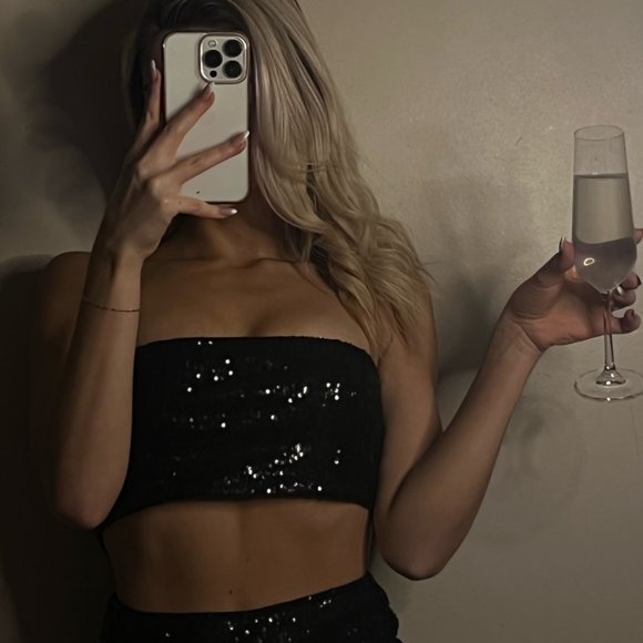 Emma Sequin Bustier - Picture 1 of 3